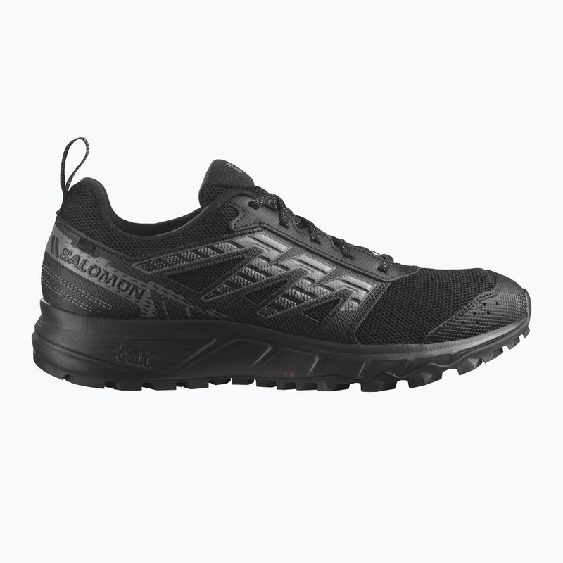 Кросівки для бігу чоловічі Salomon Wander black/pewter/frost gray 9
