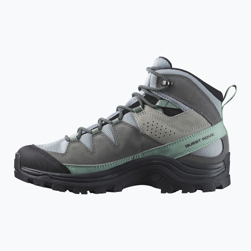 Взуття трекінгове жіноче Salomon Quest Rove GTX quarry/qush/black 13