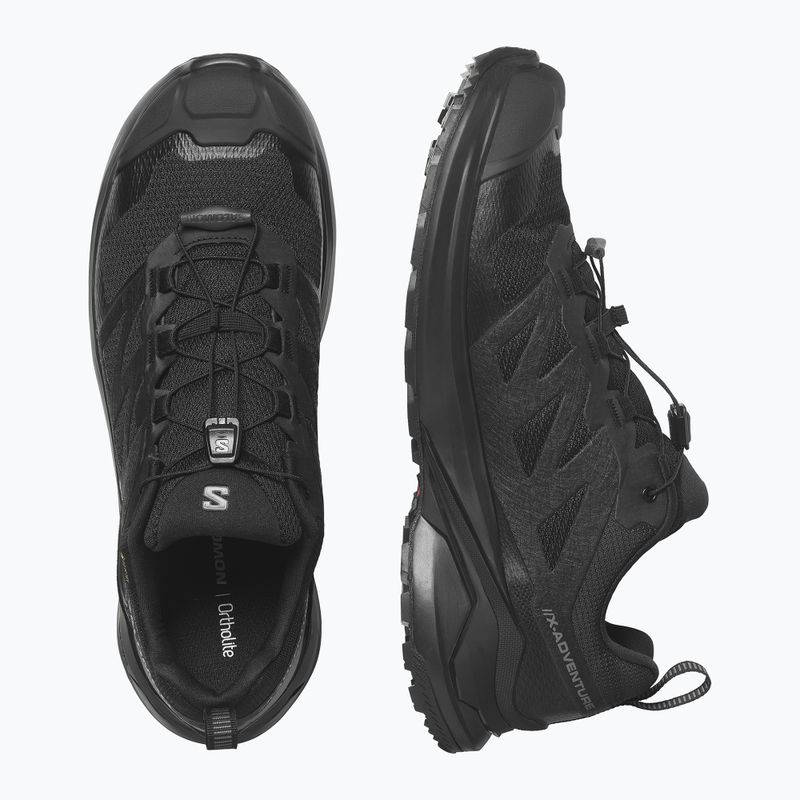 Взуття трекінгове чоловіче Salomon X-Adventure GTX Black/Black/Black 3