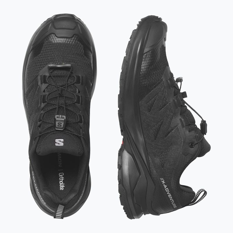 Взуття трекінгове жіноче Salomon X-Adventure GTX Black/Black/Black 3