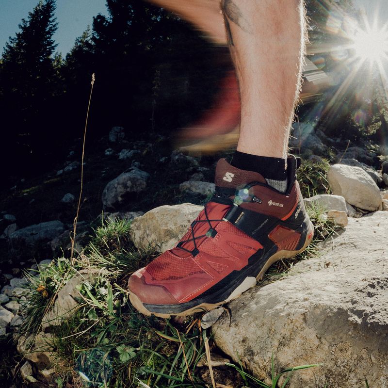 Взуття трекінгове чоловіче Salomon X Ultra 4 GTX бордове L47352700 12