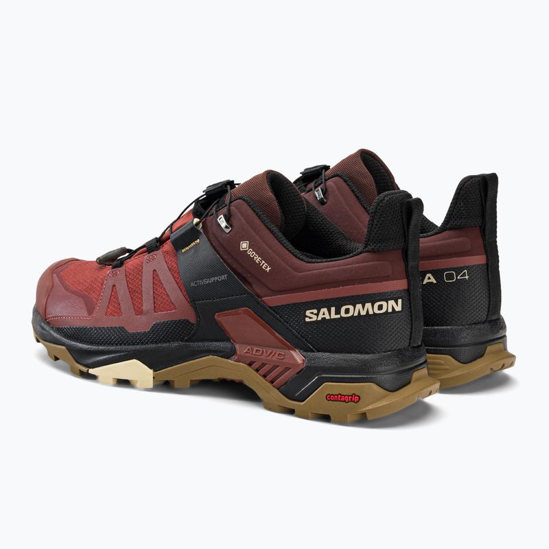 Взуття трекінгове чоловіче Salomon X Ultra 4 GTX бордове L47352700 3