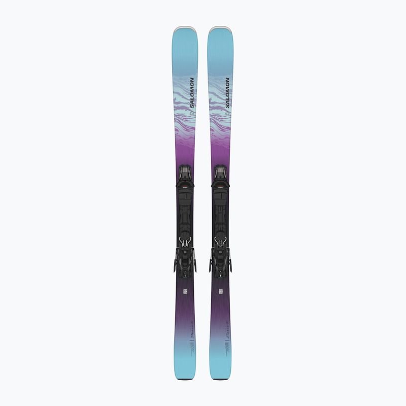 Лижі жіночі Salomon Stance W80 + кріплення M10 GW black/dewberry/bleached aqua