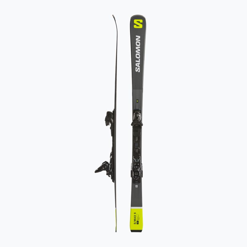 Гірські лижі Salomon S/Max 6 + M10 GW L80 castelrock/безпечний жовтий/білий 2