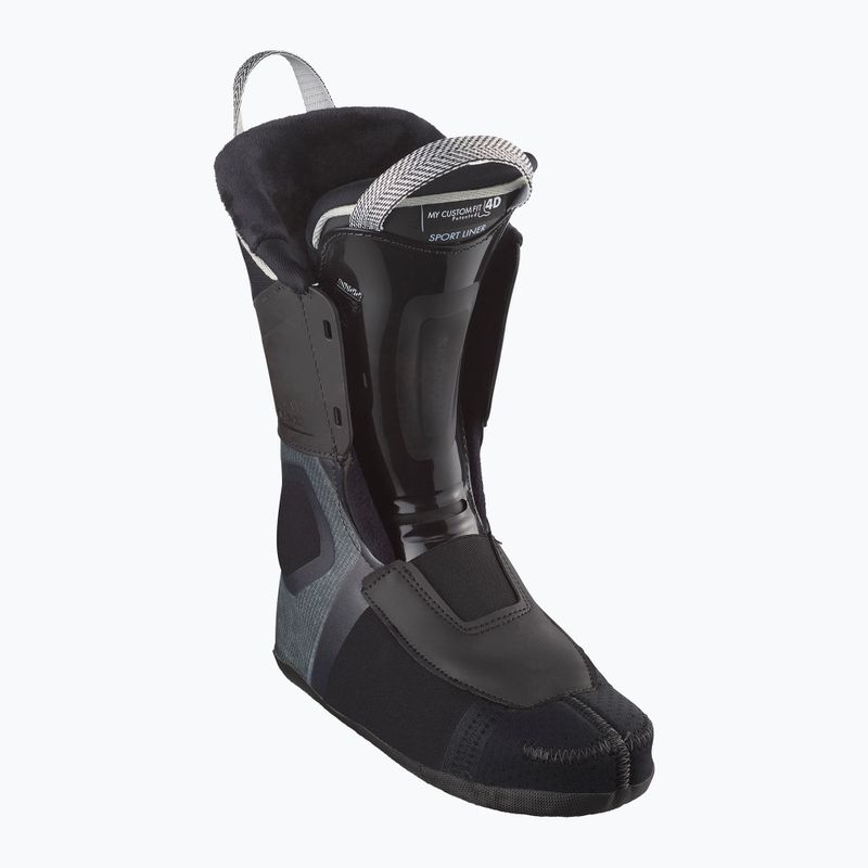 Жіночі гірськолижні черевики Salomon S Pro Supra Boa 95 W чорні/білуга/м'ята 10