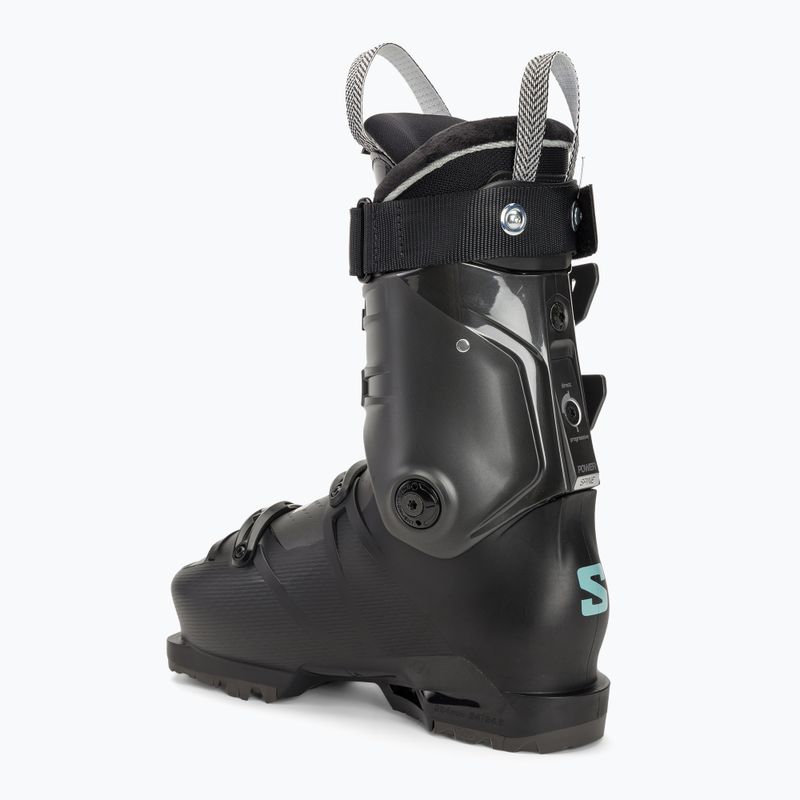 Жіночі гірськолижні черевики Salomon S Pro Supra Boa 95 W чорні/білуга/м'ята 2