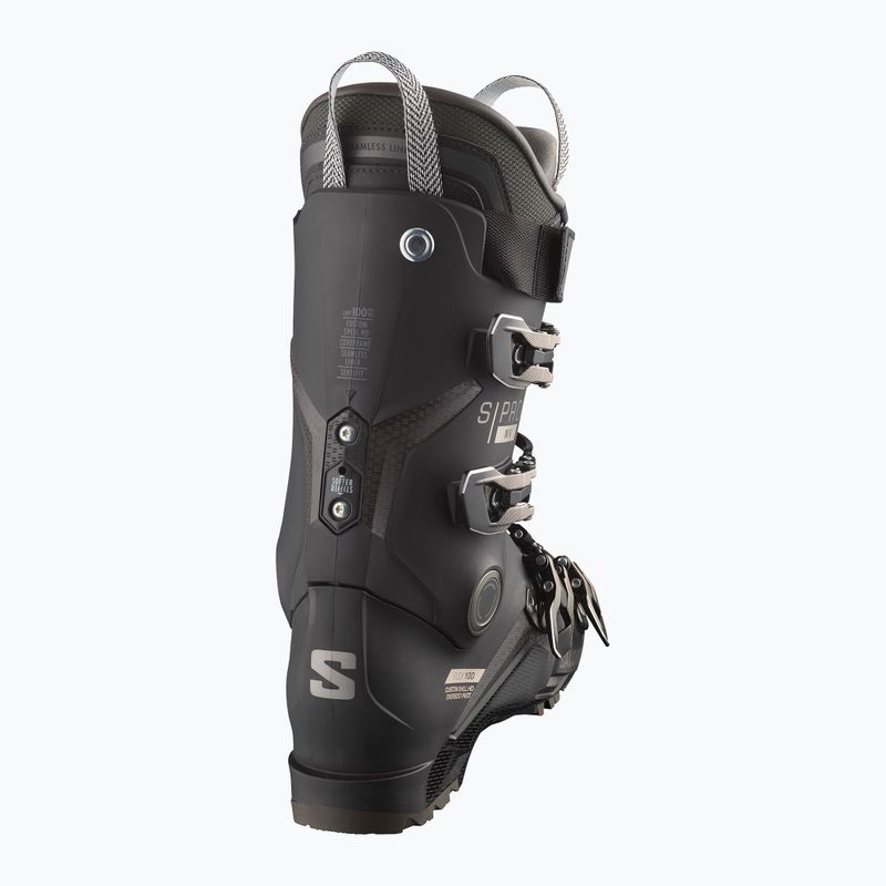 Чоловічі гірськолижні черевики Salomon S Pro MV 100 black/titanium met./belle 8