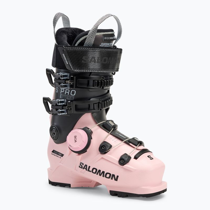 Черевики лижні жіночі Salomon S/Pro Supra Boa 105 W GW rose shadow/black/beluga
