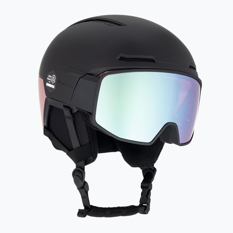 Шолом гірськолижний Salomon Driver Pro Sigma S2 black/rose/gold