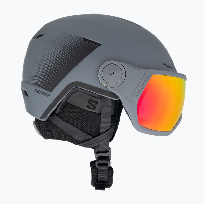 Шолом гірськолижний Salomon Pioneer LT Visor S2 ebony/red 4