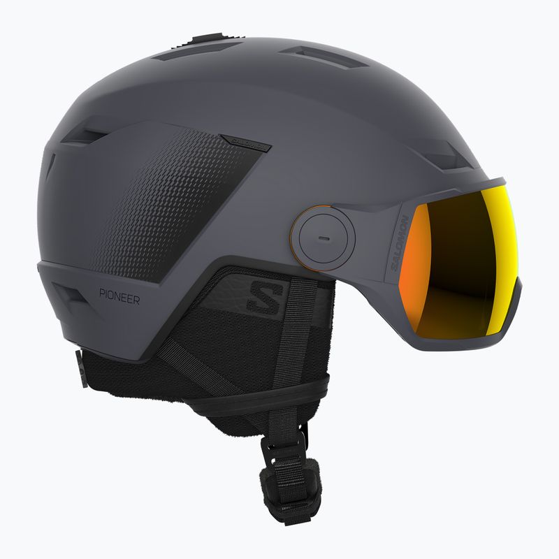 Шолом гірськолижний Salomon Pioneer LT Visor S2 ebony/red 7