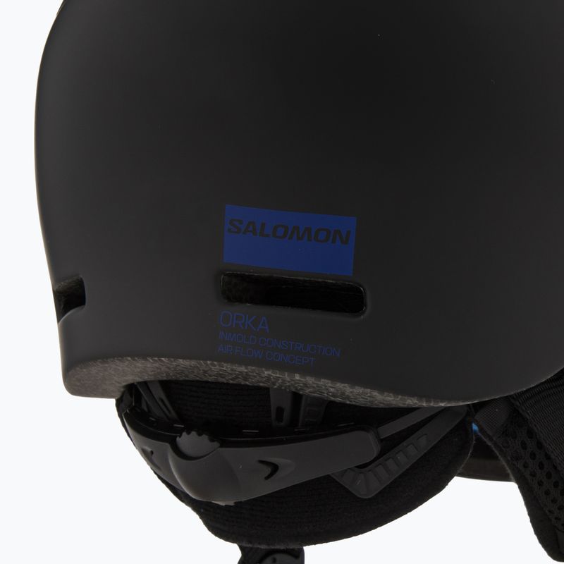 Шолом гірськолижний дитячий Salomon Orka Visor black 8