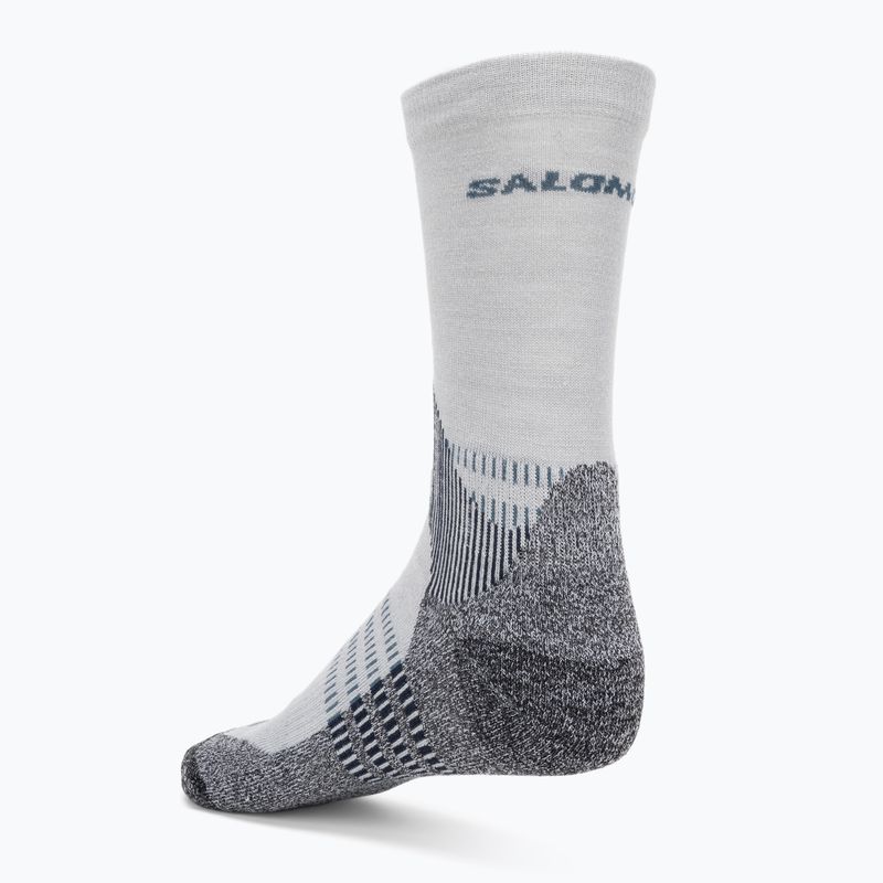 Шкарпетки для трекінгу Salomon X Ultra Access Crew 2 пари quarry/stargazer 2