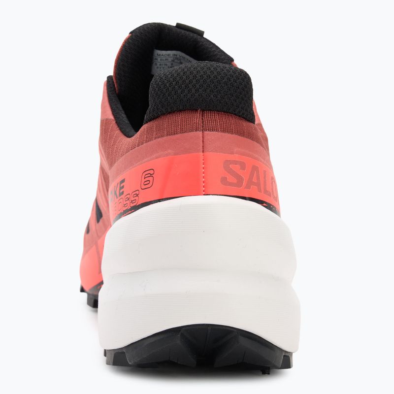 Кросівки для бігу чоловічі Salomon Spikecross 6 GTX cow hide/black/neon flame 6