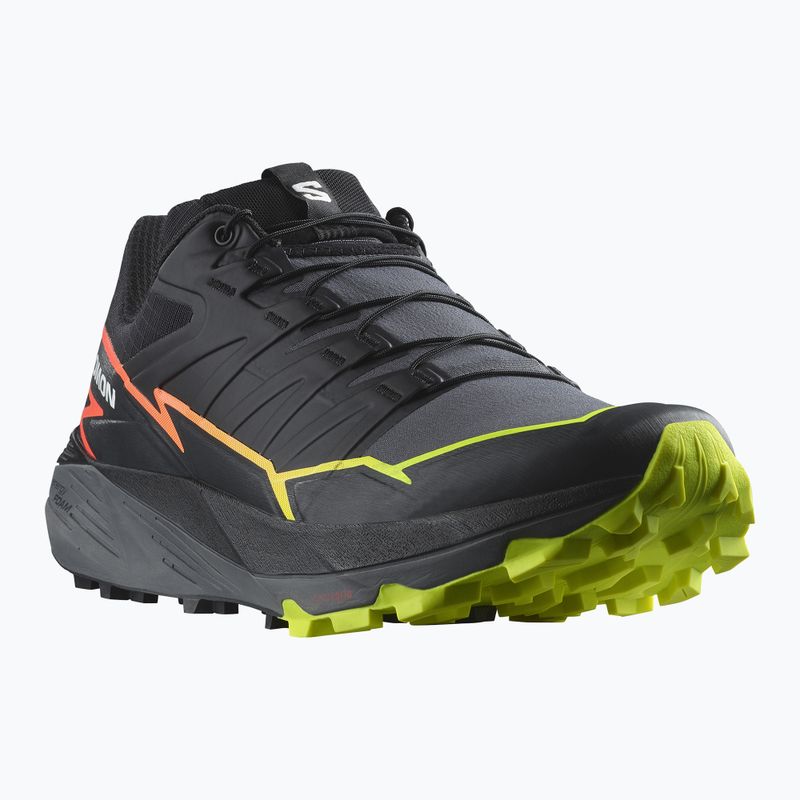 Кросівки для бігу чоловічі Salomon Thundercross black/quiet shade/fiery coral 12