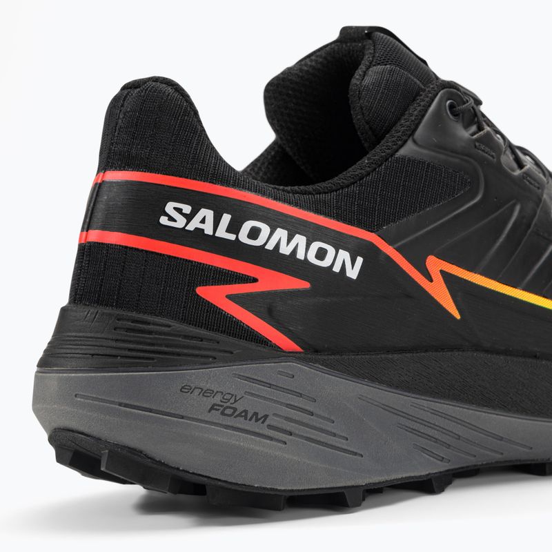 Кросівки для бігу чоловічі Salomon Thundercross black/quiet shade/fiery coral 10