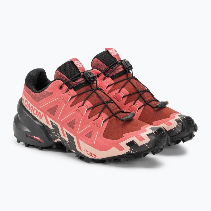 Кросівки для бігу жіночі Salomon Speedcross 6 cow hide/black/english rose 7