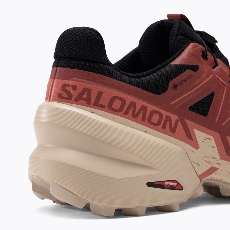 Кросівки для бігу жіночі Salomon Speedcross 6 GTX black/cow hide/faded rose 12