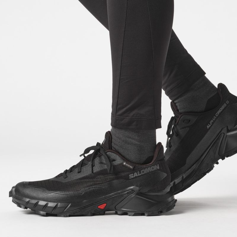 Кросівки для бігу жіночі Salomon Alphacross 5 GTX black/black/ebony 3