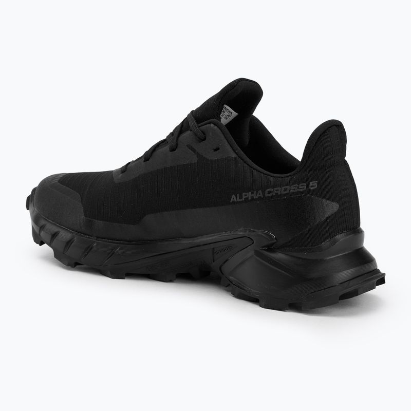 Кросівки для бігу жіночі Salomon Alphacross 5 GTX black/black/ebony 3