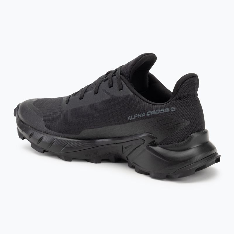 Кросівки для бігу жіночі Salomon Alphacross 5 black/black/ebony 3