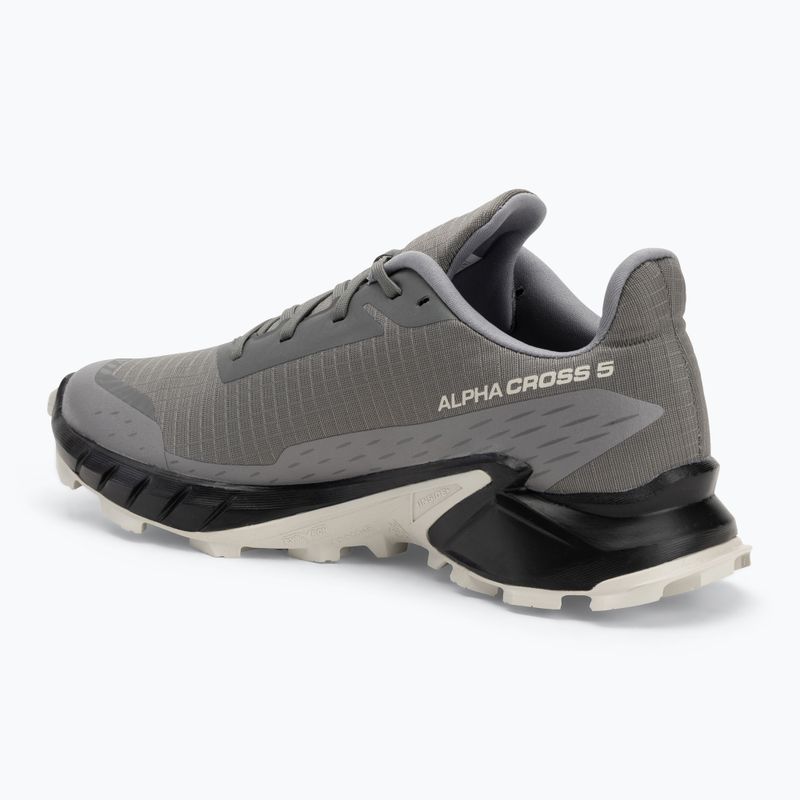 Кросівки для бігу чоловічі Salomon Alphacross 5 pewter/black/ghost 3