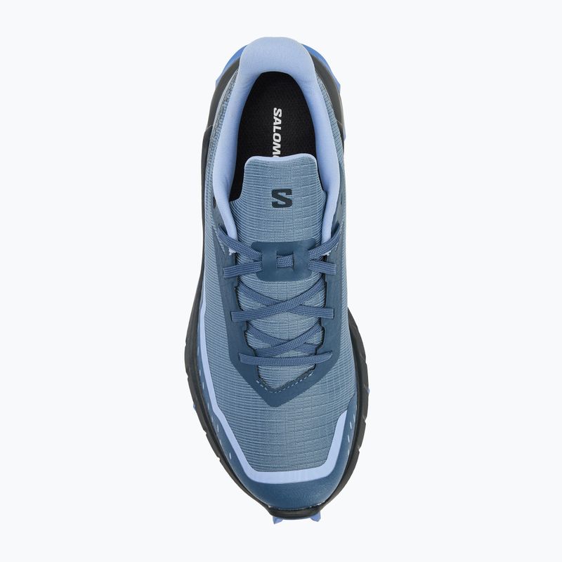 Кросівки для бігу жіночі Salomon Alphacross 5 bering sea/carbon/blue heron 5