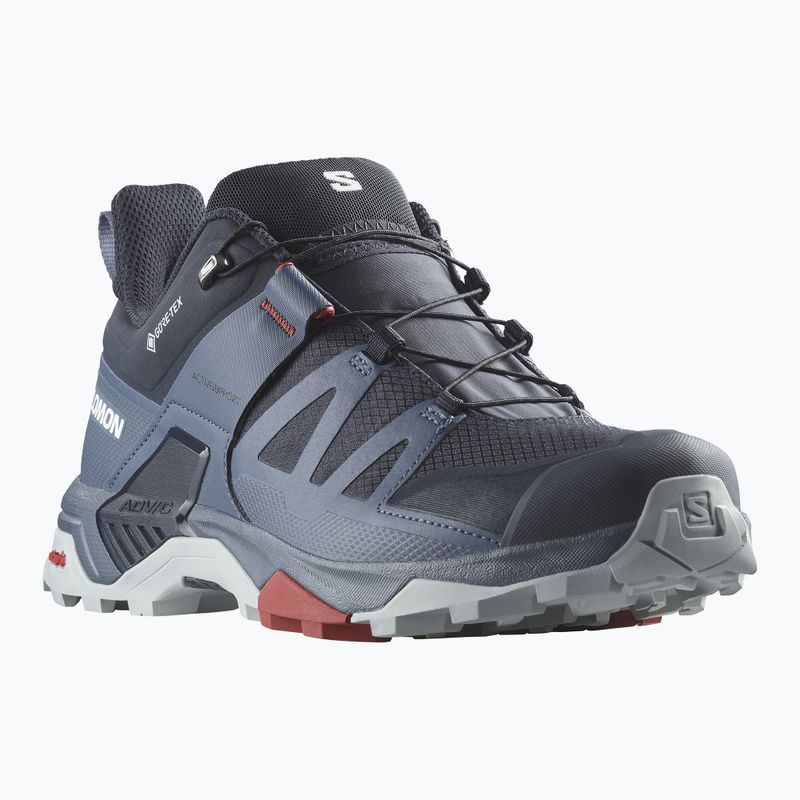 Чоловічі трекінгові черевики Salomon X Ultra 4 GTX carbon/bering sea/pearl blue 8