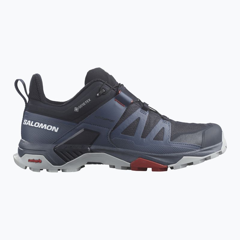 Чоловічі трекінгові черевики Salomon X Ultra 4 GTX carbon/bering sea/pearl blue 9