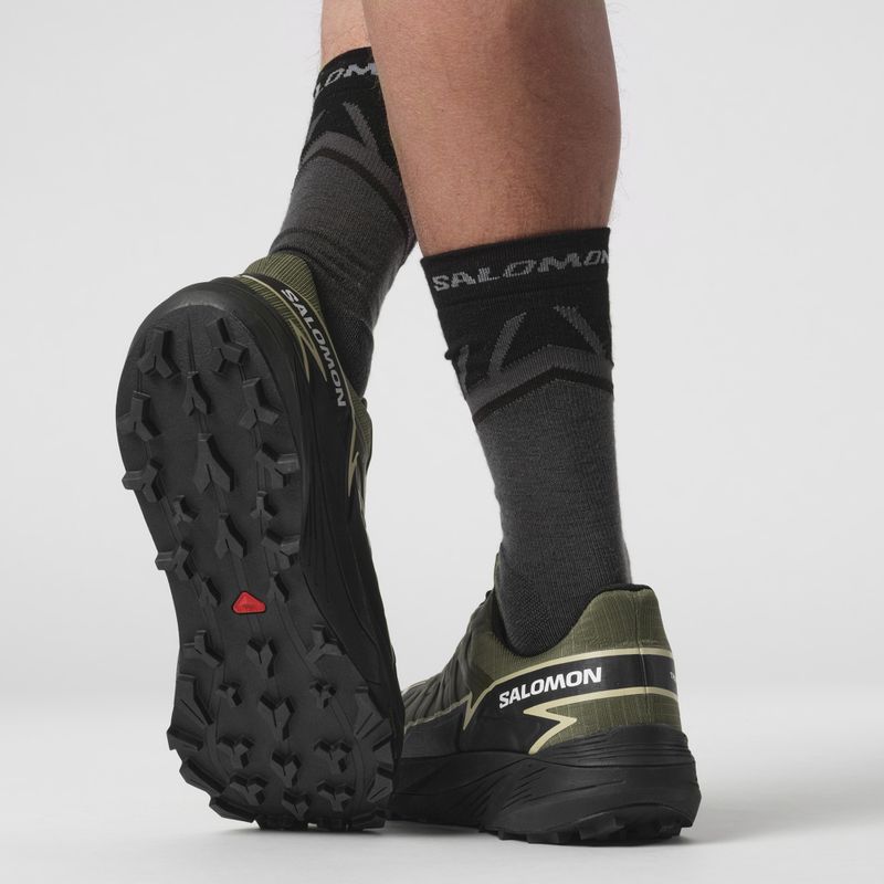 Кросівки для бігу чоловічі Salomon Thundercoss GTX olive night/black/alfalfa 9