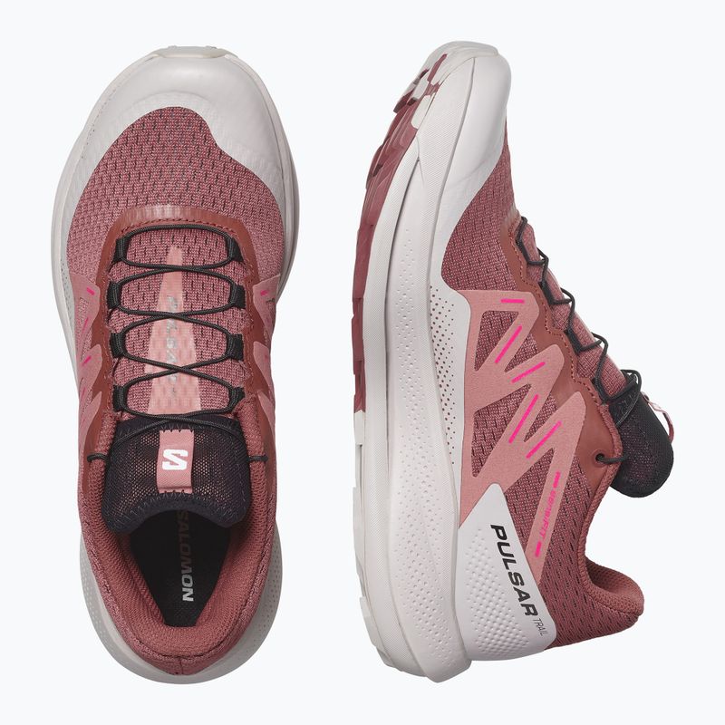Кросівки для бігу жіночі Salomon Pulsar Trail cow hide/ashes of roses/pink glo 15
