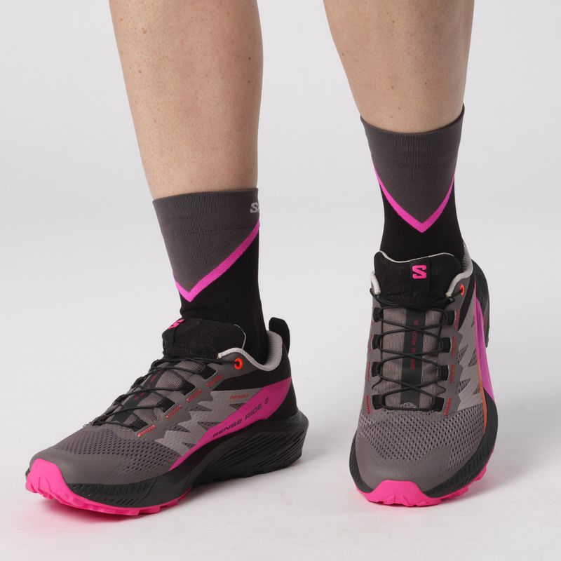 Жіночі кросівки Salomon Sense Ride 5 plum kitten/black/pink glo 11