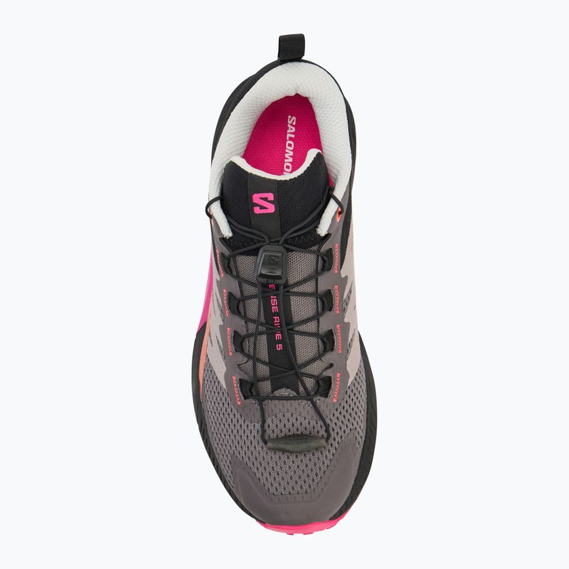 Жіночі кросівки Salomon Sense Ride 5 plum kitten/black/pink glo 5