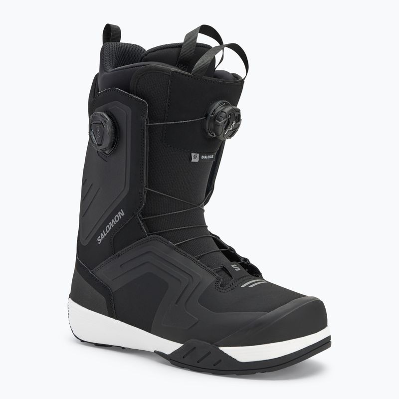 Черевики для сноуборду чоловічі Salomon Dialogue Dual Boa black/black/white