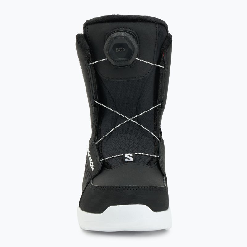 Черевики для сноуборду дитячі Salomon Whipstar Boa Jr black/black/white 3