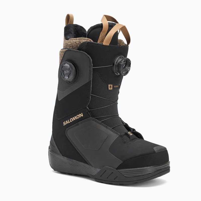 Черевики для сноуборду жіночі Salomon Kiana Dual Boa W black/black/sepia tint