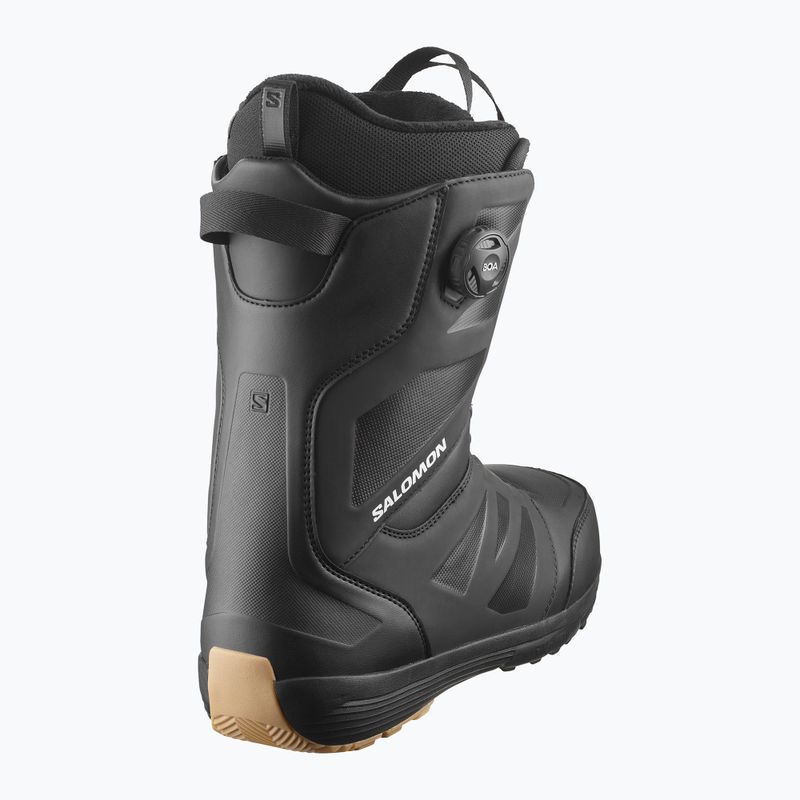 Чоловічі сноубордичні черевики Salomon Launch Boa SJ Boa чорний/чорний/білий 7