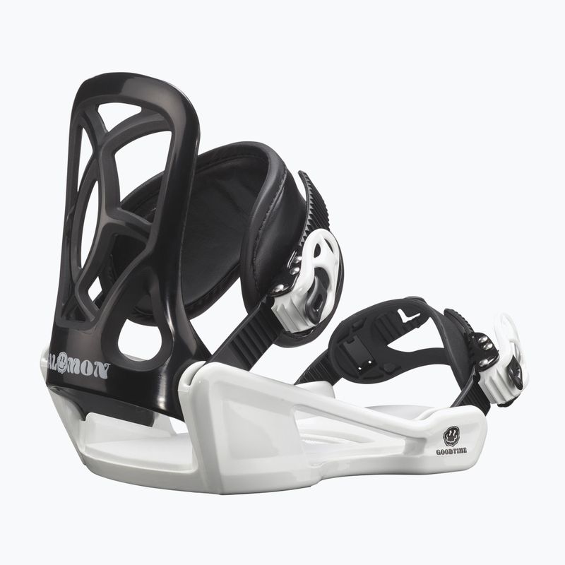 Дитячі сноубордичні кріплення Salomon Goodtime XS black/white 2