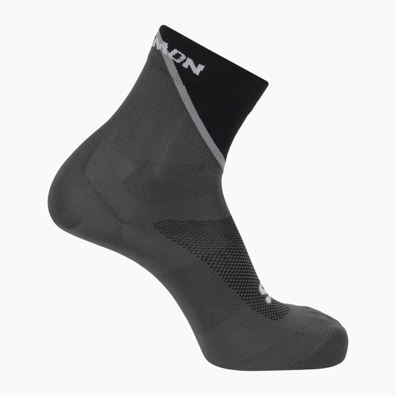 Шкарпетки для бігу Salomon Pulse Ankle black/ monument/ magnet