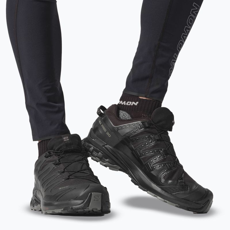 Кросівки для бігу чоловічі Salomon XA Pro 3D V9 black/phantom/pewter 13