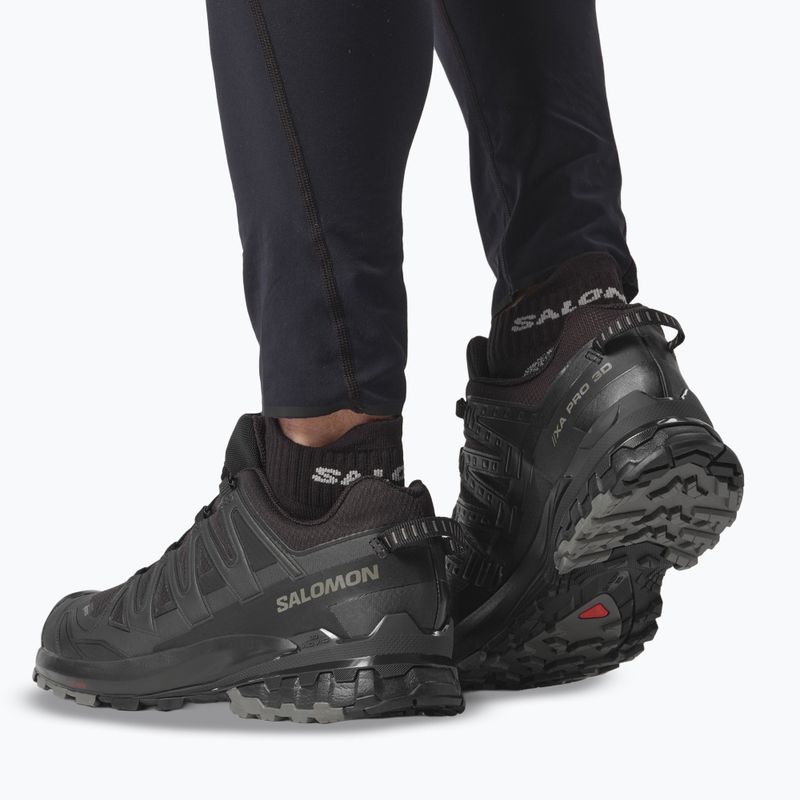 Кросівки для бігу чоловічі Salomon XA Pro 3D V9 black/phantom/pewter 14