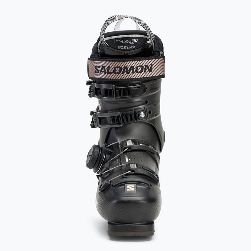 Черевики лижні жіночі Salomon S/Pro Supra Boa 95 W GW black/beluga/pink gold metallic 3
