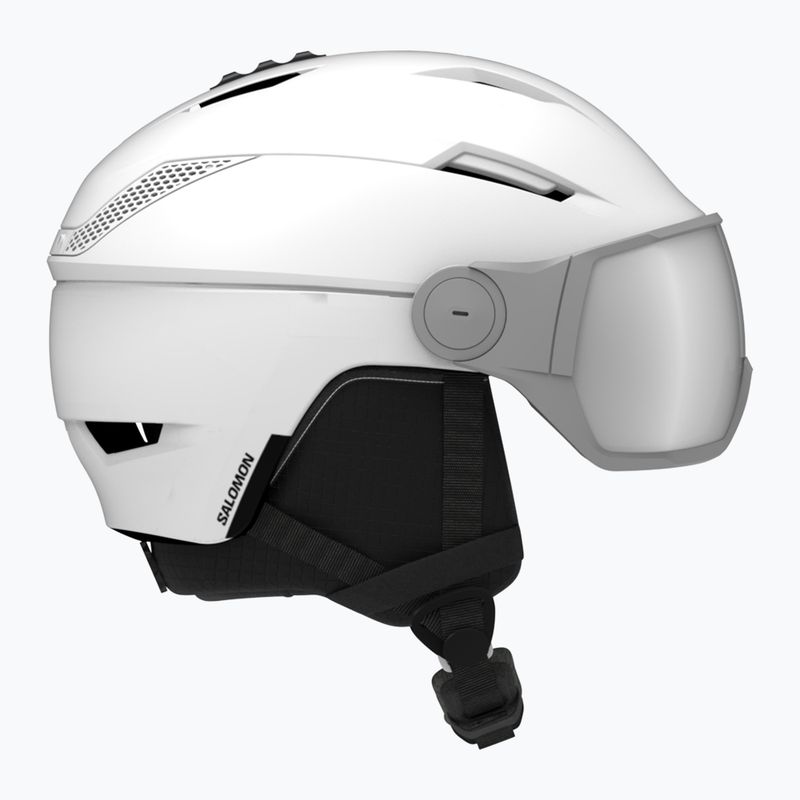 Гірськолижний шолом Salomon Pioneer Visor S2 білий/сріблястий