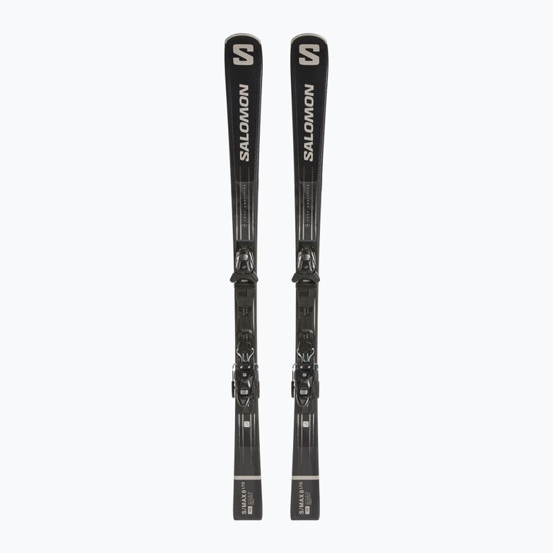 Гірські лижі Salomon S/Max 8 LTD + M10 GW black/silver met.