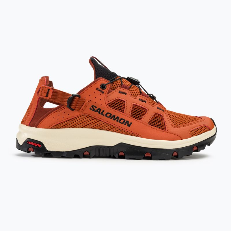 Чоловічі водні кросівки Salomon Techamphibian 5 spice route/палена хна/чорні 2