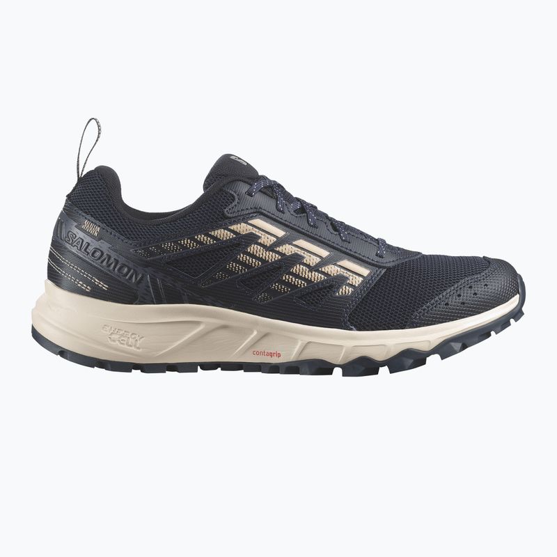 Кросівки для бігу чоловічі Salomon Wander carbon/india ink/almond buff 9