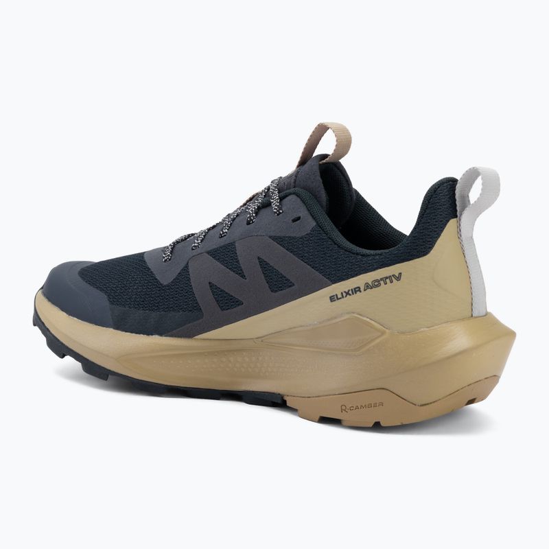 Кросівки туристичні чоловічі Salomon Elixir Activ carbon/slate green/glacier 3