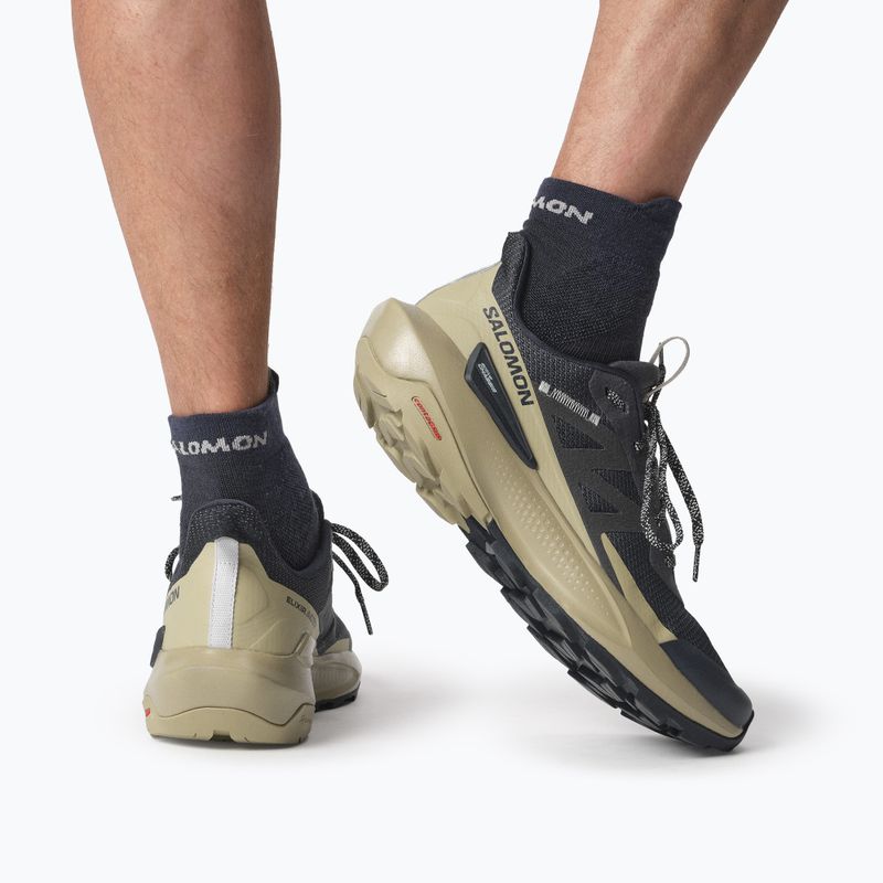 Кросівки туристичні чоловічі Salomon Elixir Activ carbon/slate green/glacier 8