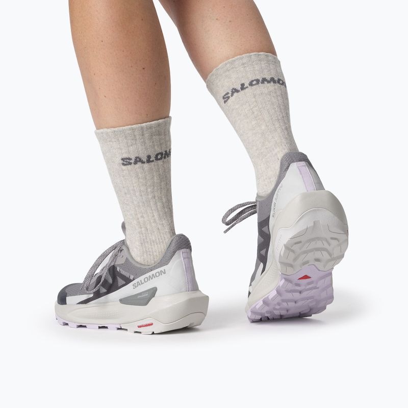 Кросівки туристичні жіночі Salomon Elixir Activ GTX shskin/glacier gray/opetal 15