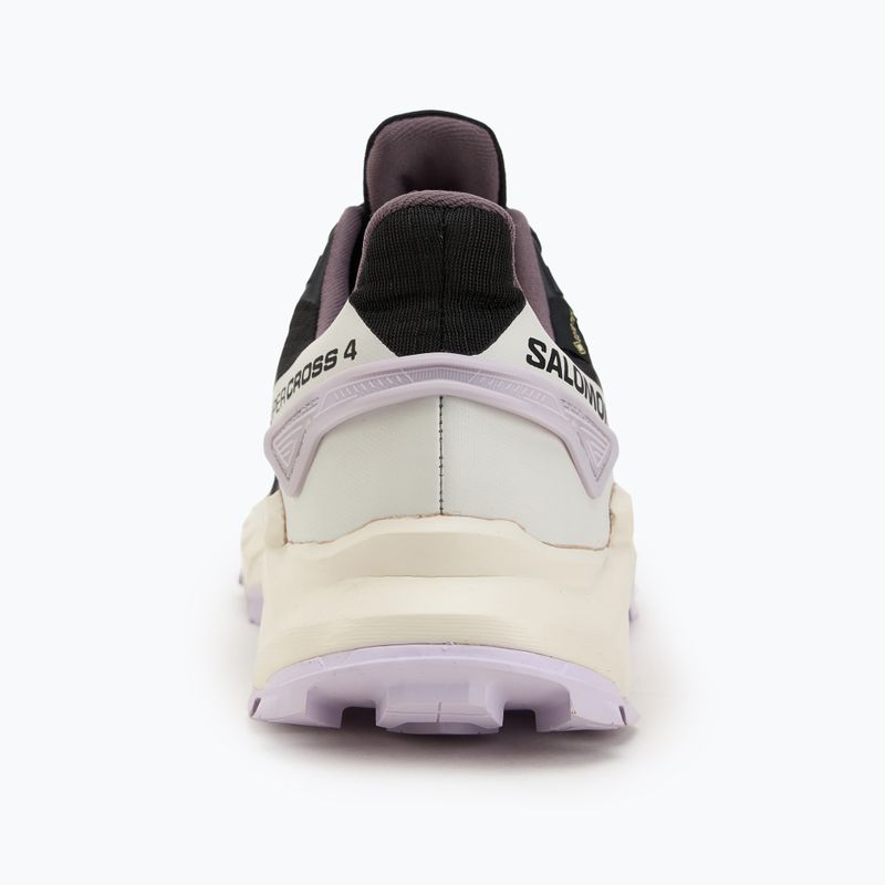 Кросівки для бігу жіночі Salomon Supercross 4 GTX black/vanilla ice /orchid petal 6